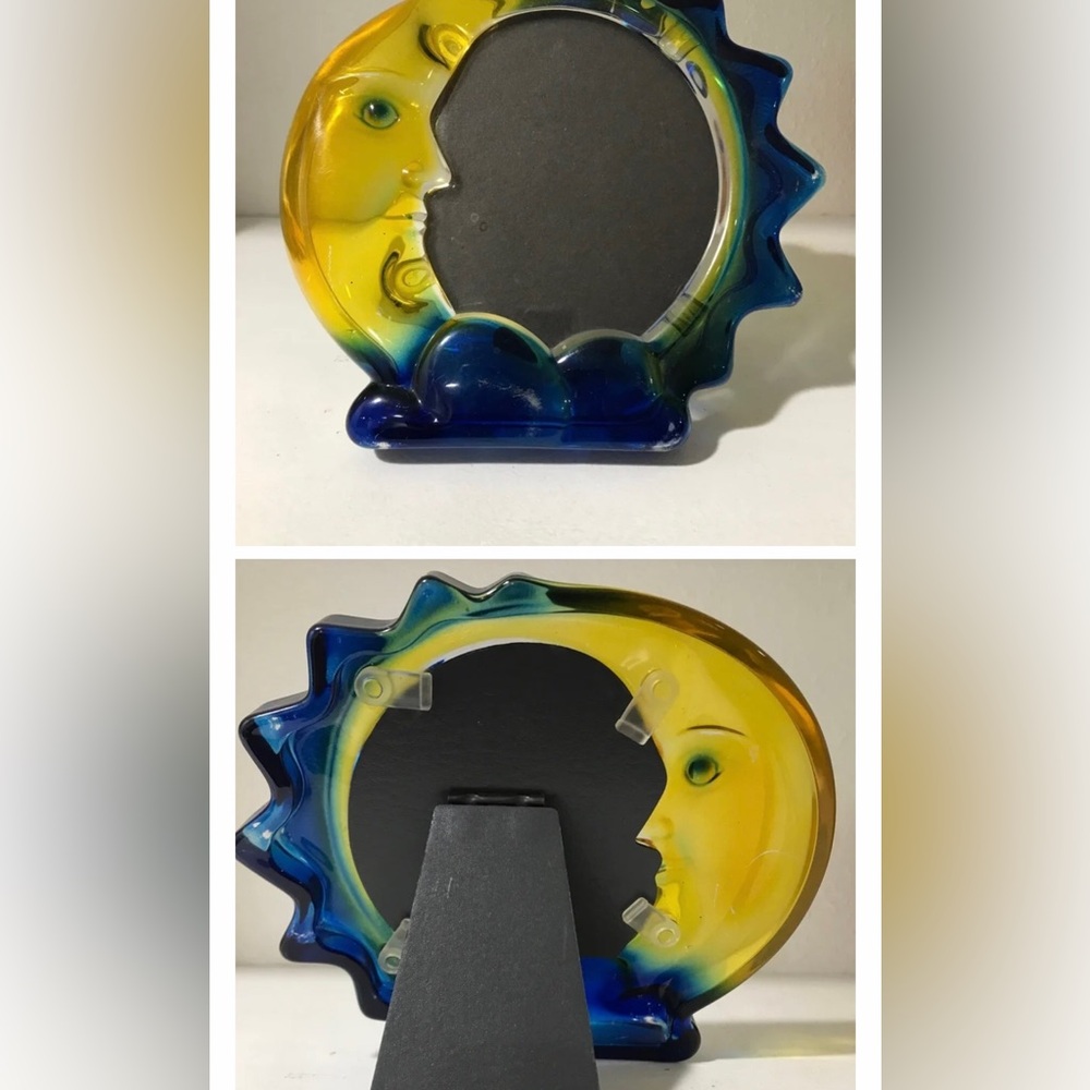 Half Moon/Sun Glass Photo Frame